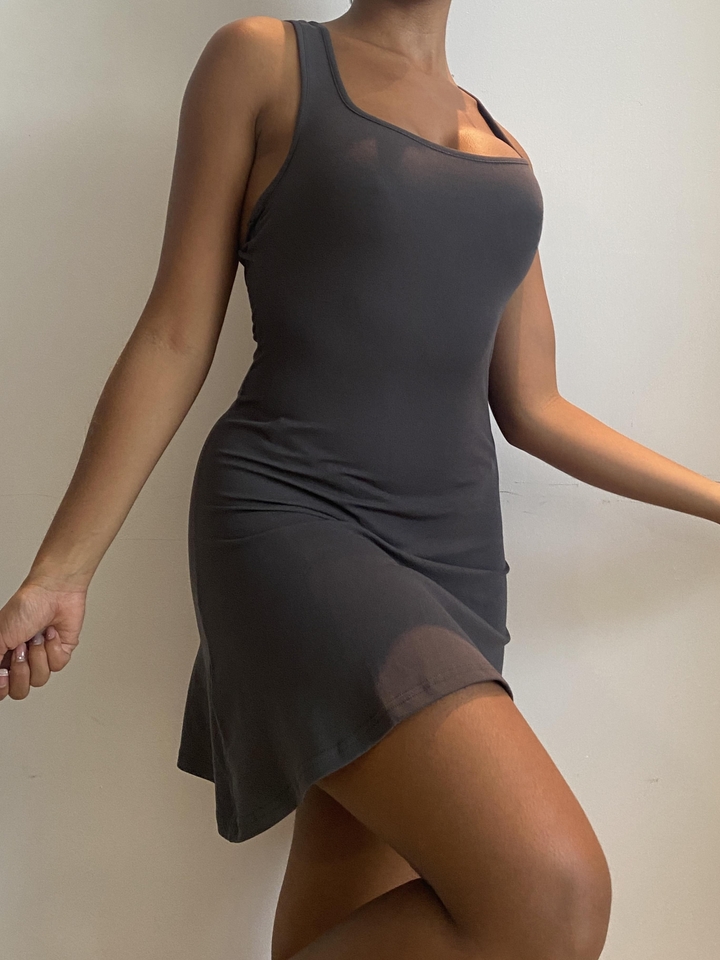 Vestido bodycon curto de algodão, Urbanic