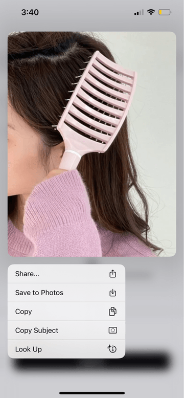 Customer review photo