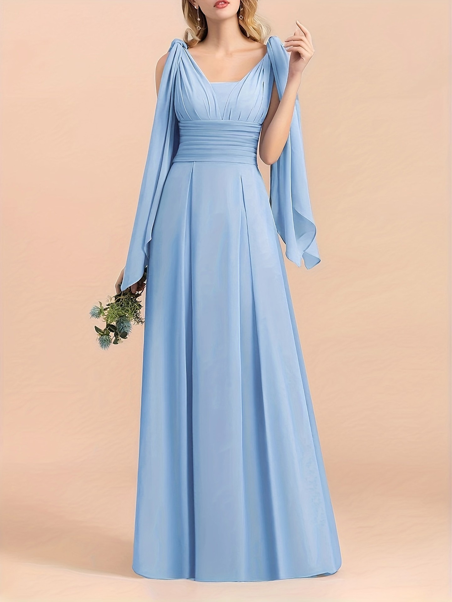 Tied A-Line Dress