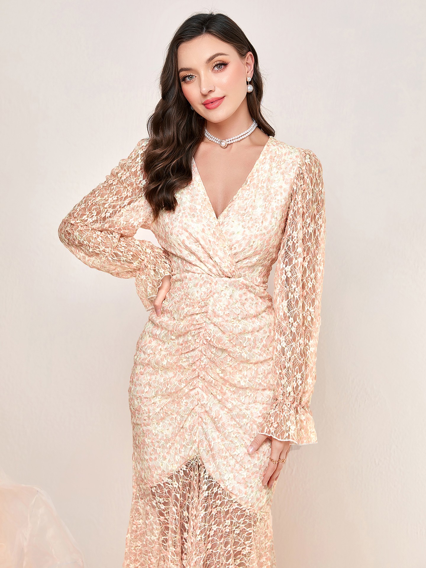 Gathered Bodycon Dress