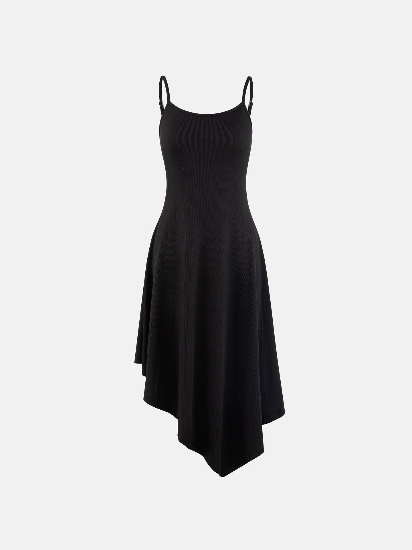Asymmetric Flared Dress