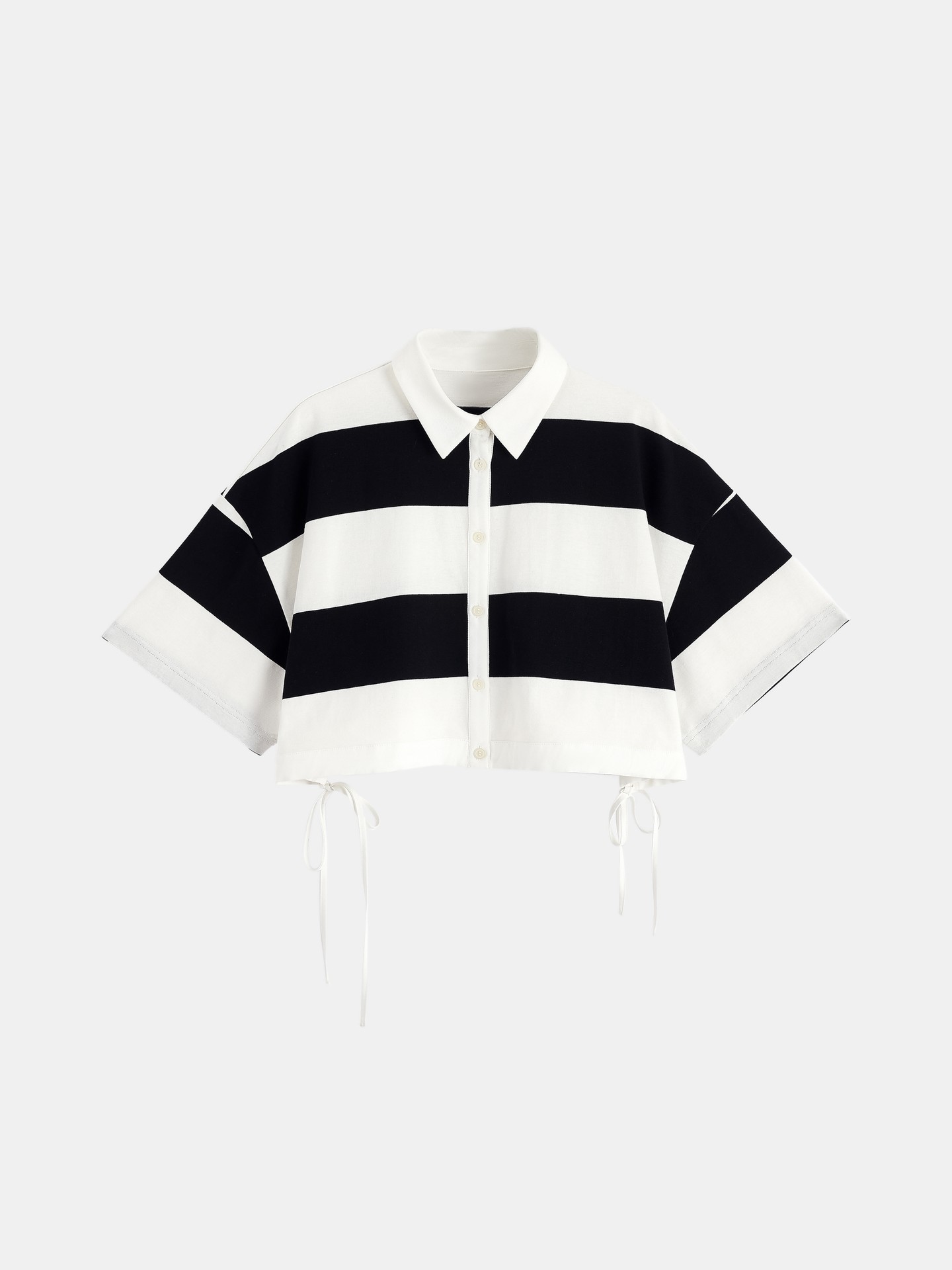 Tied Placket T-Shirt