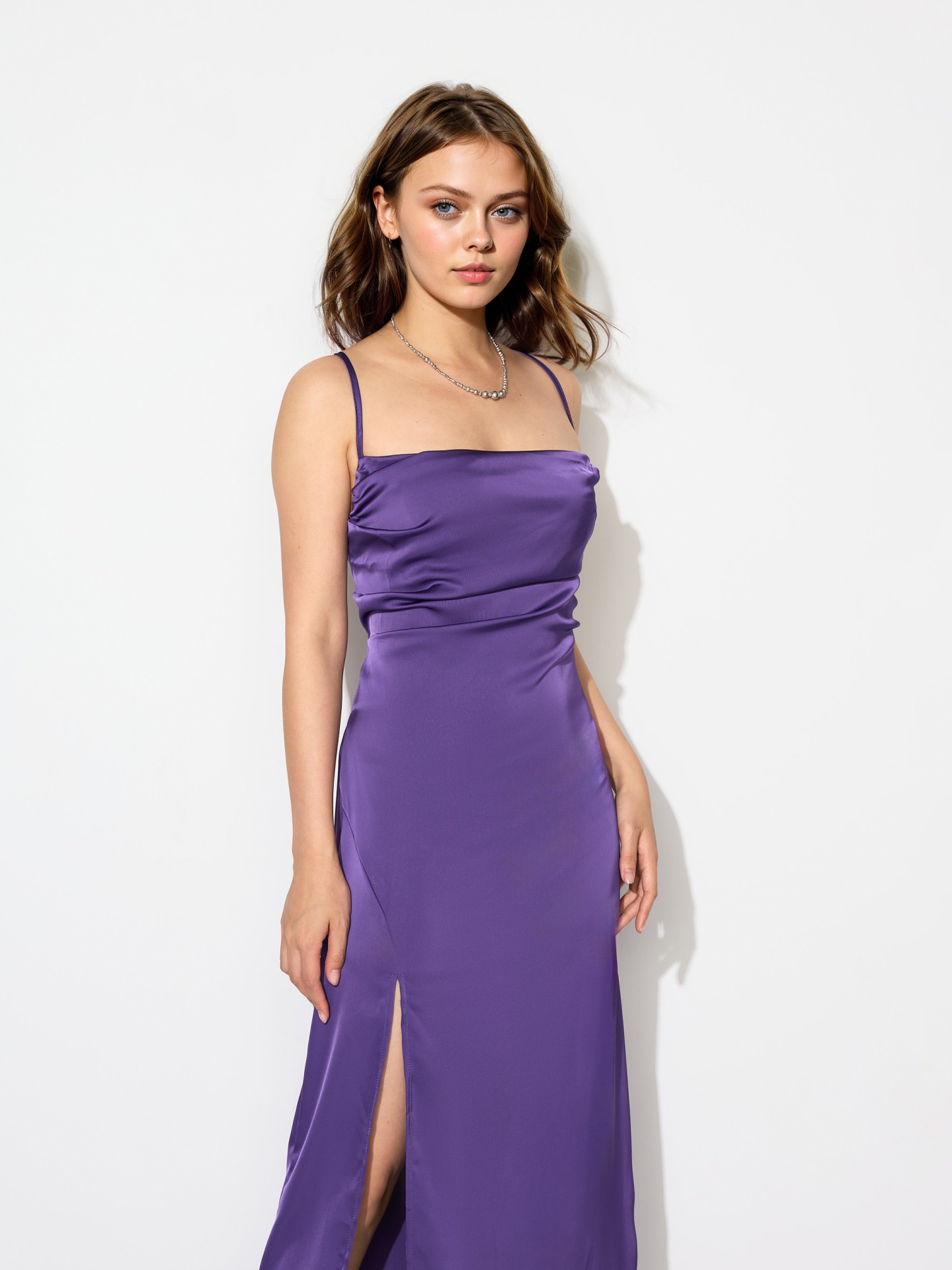 Slit Slip Dress