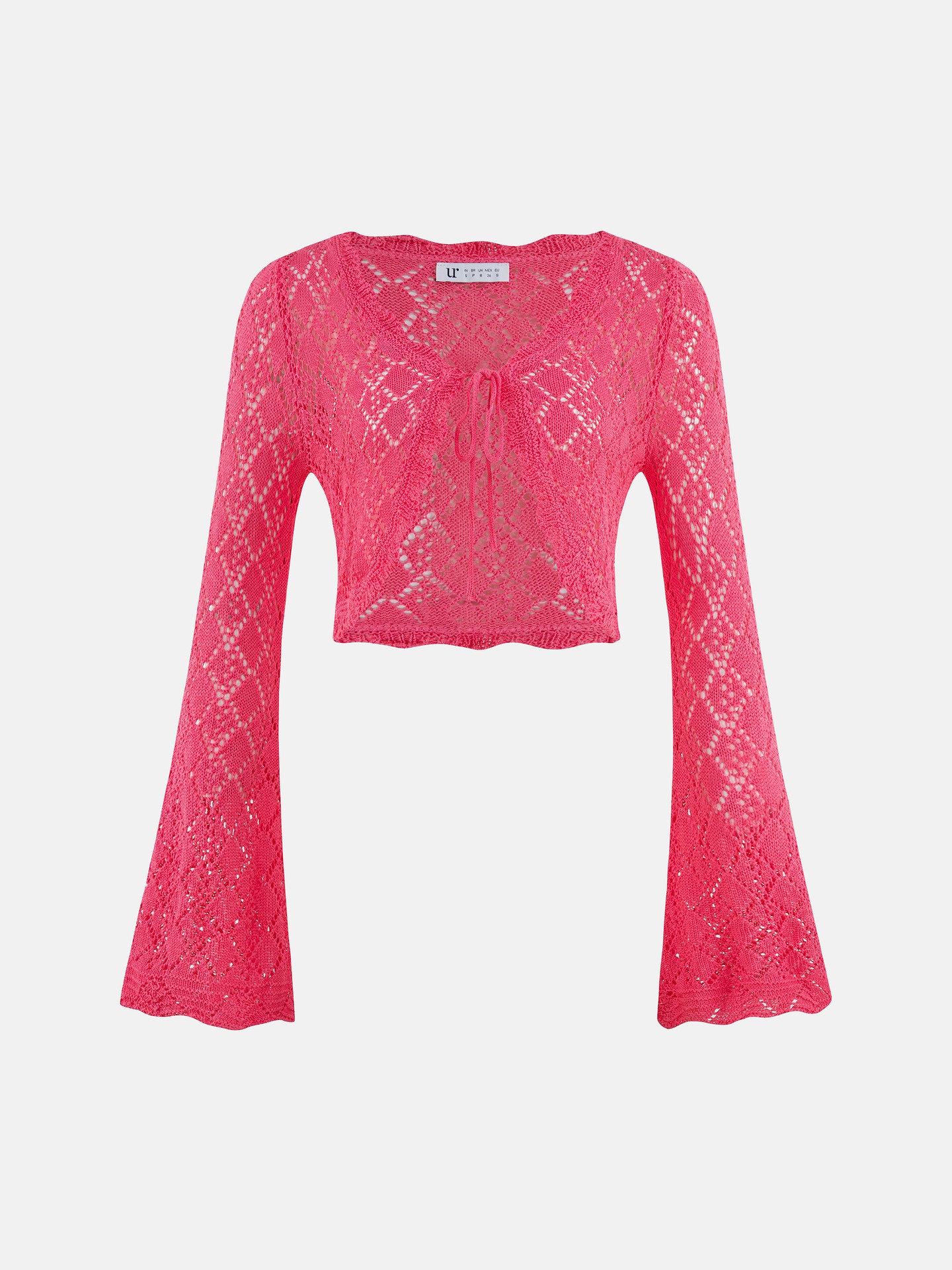 Openwork Crochet Cardigan