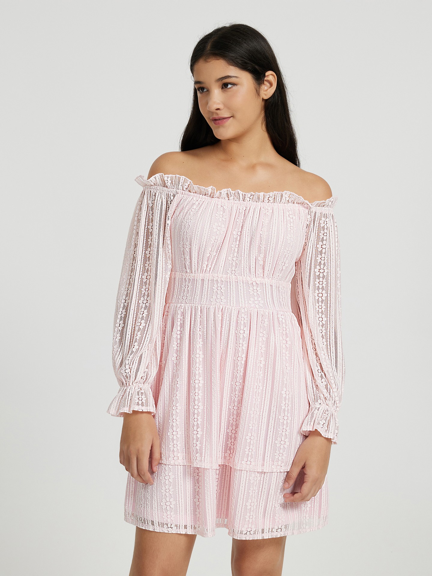 Ruffle Cocktail Dress