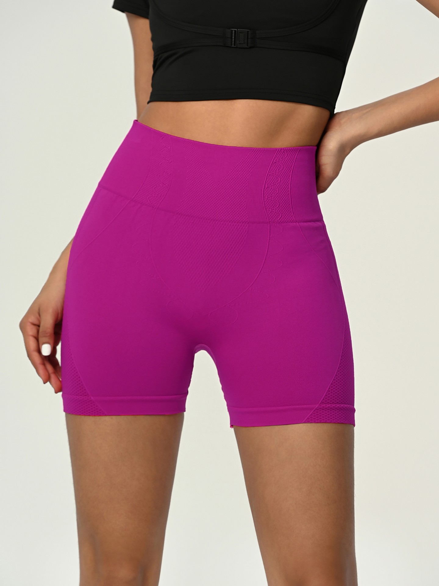 Pink bike online shorts