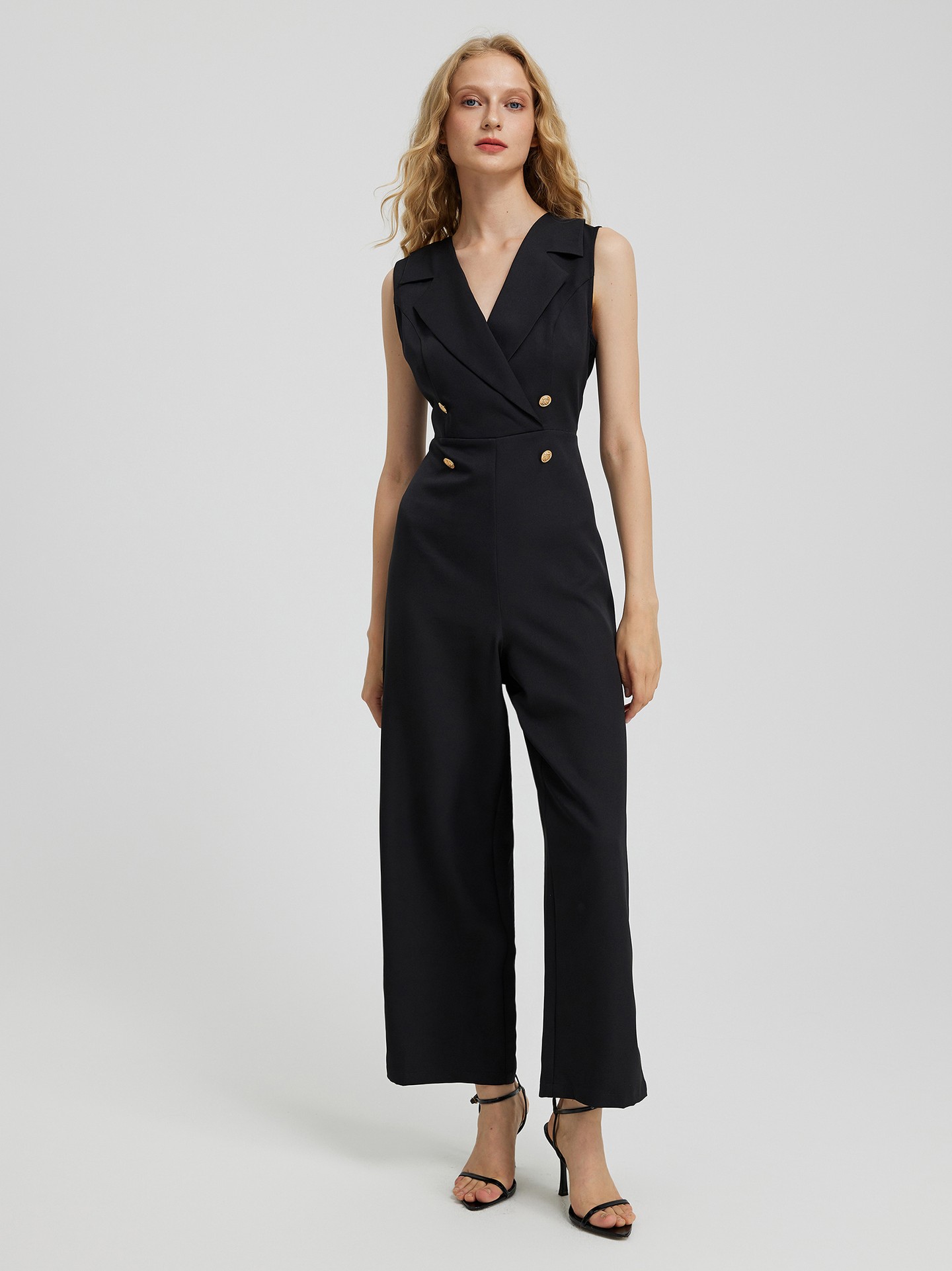 Ooberswank sleeveless store drop jumpsuit