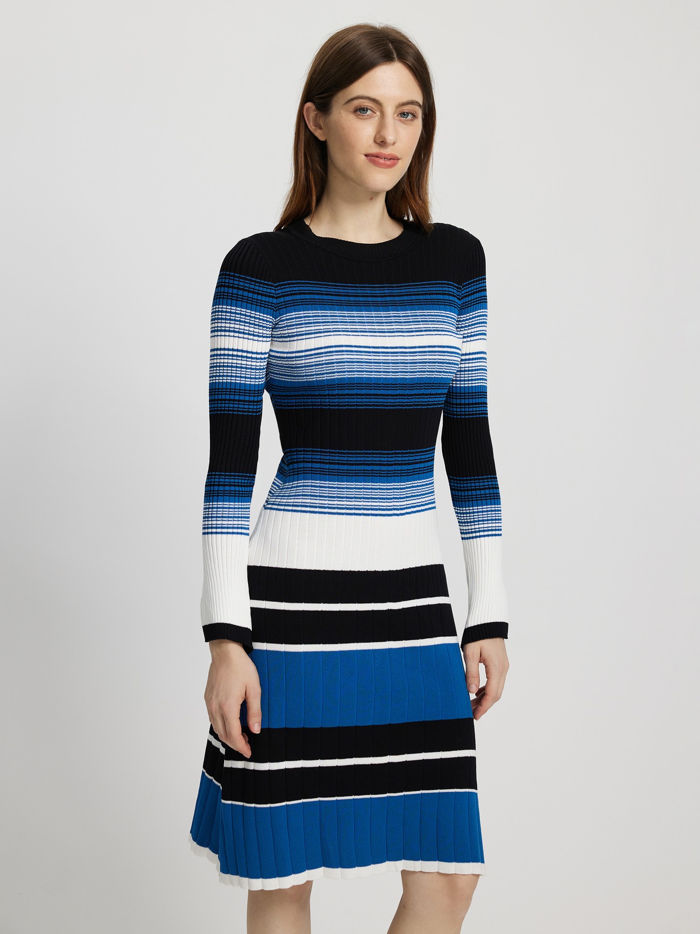 Color-Blocked Knit Dress - Women - Ready-to-Wear