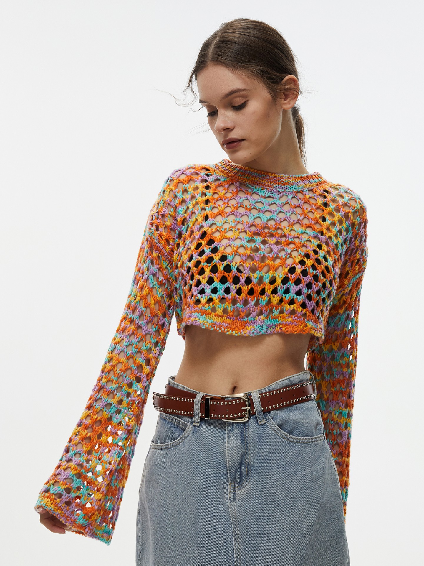 Pullover cropped hotsell