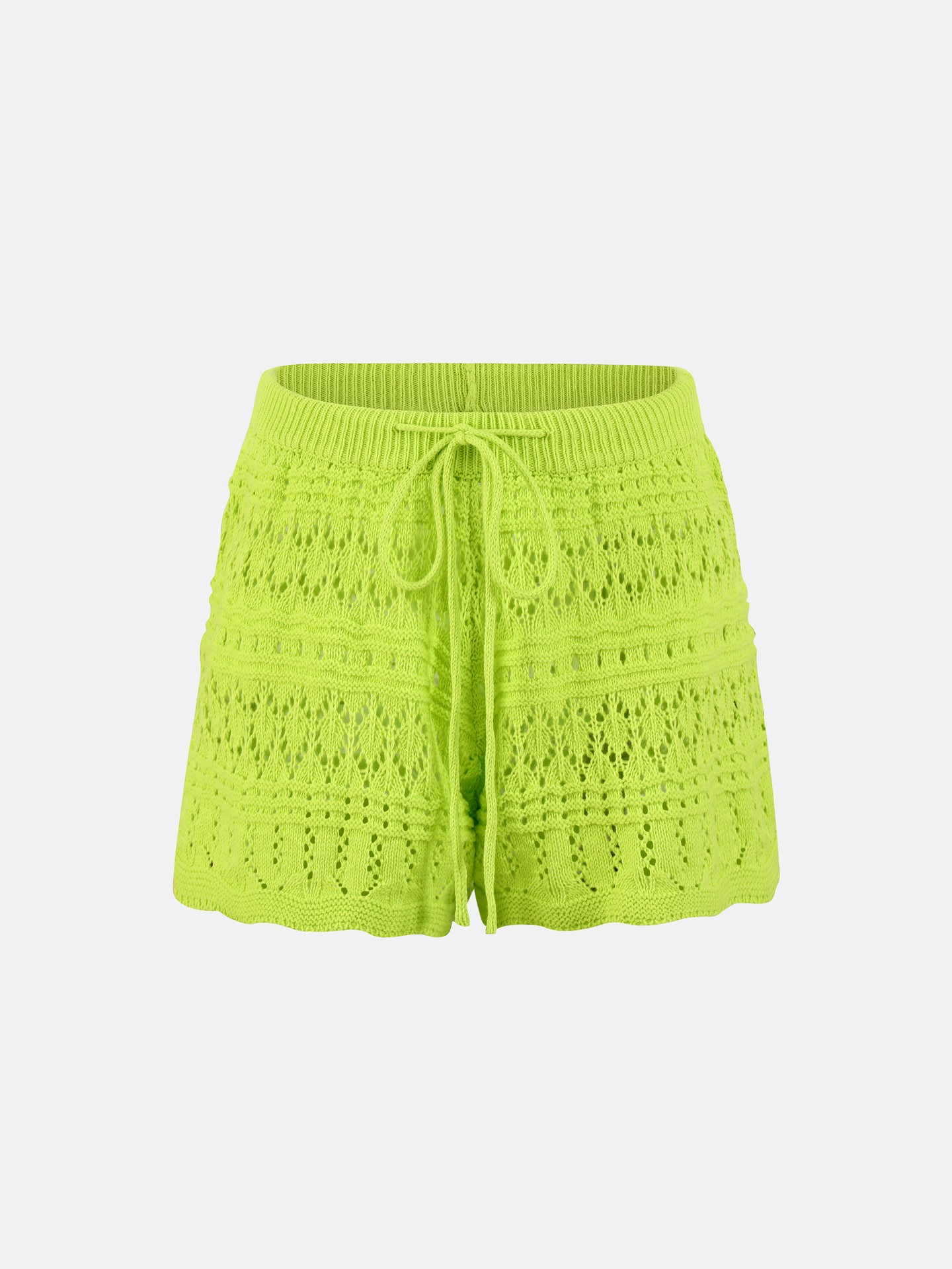 Openwork Knit Shorts