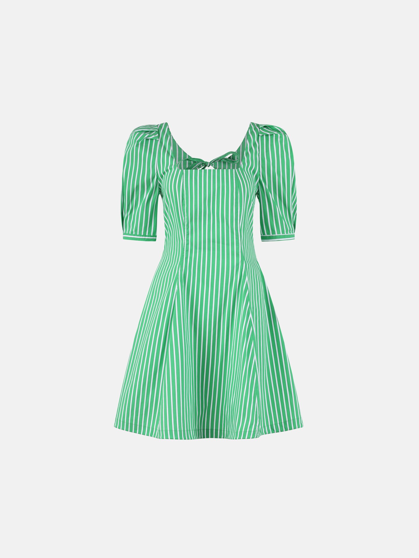 Open Back Shirt Dress