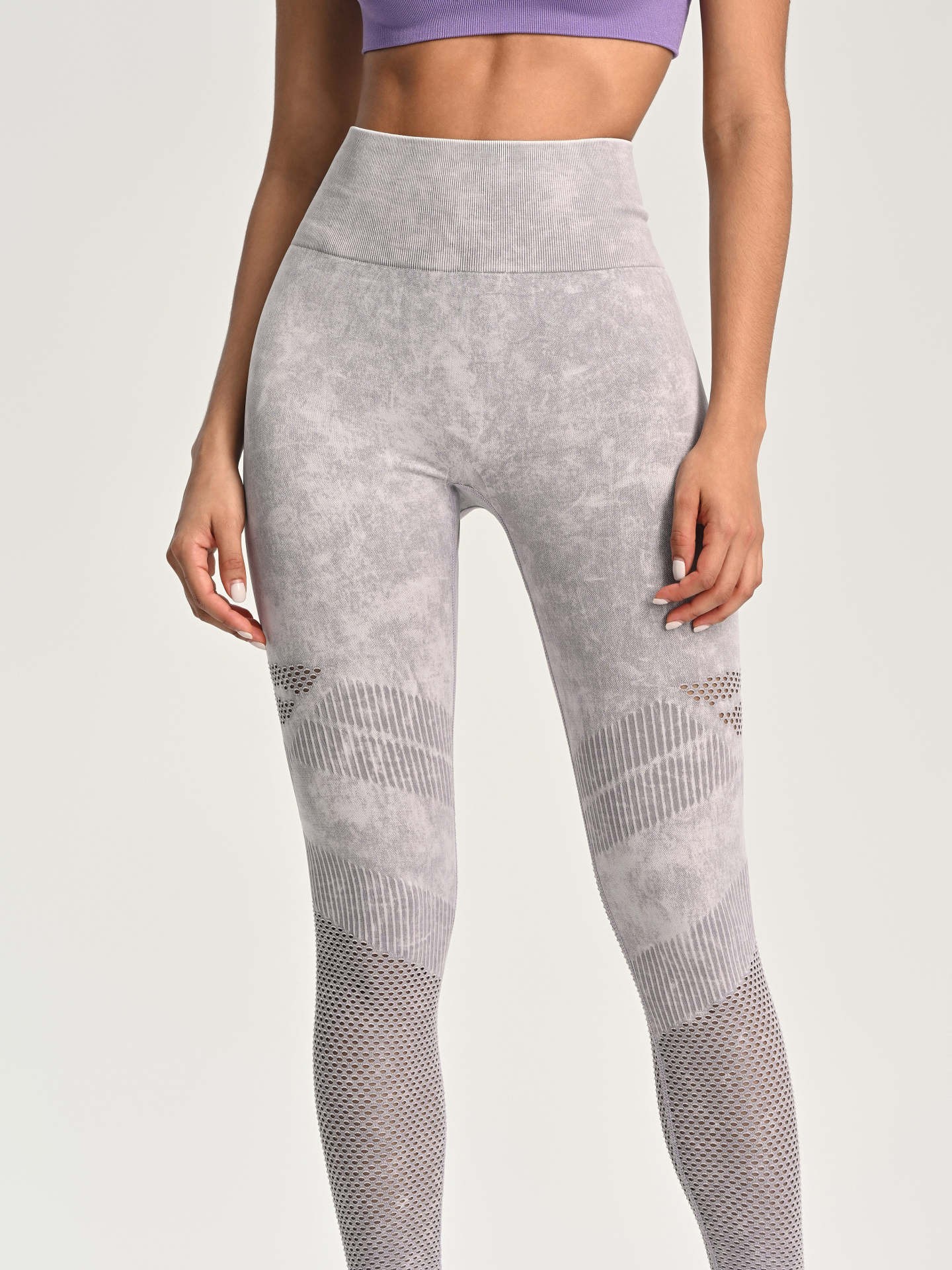 FABLETICS, Seamless High-Waisted Mesh Leggings in a - Depop