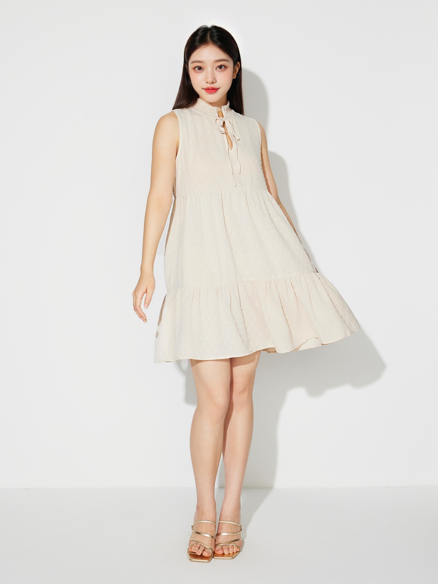 Ruffle A-Line Dress