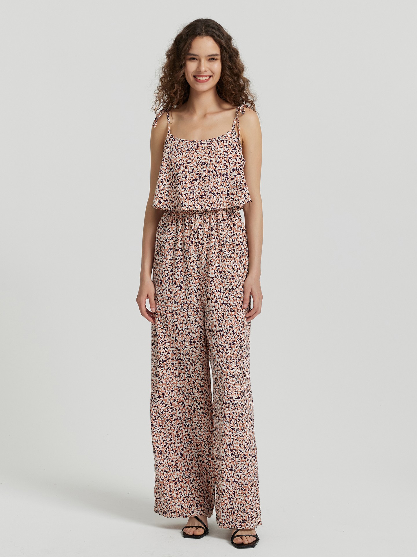  SHOPESSA Womens Jumpsuits Casual Floral Summer