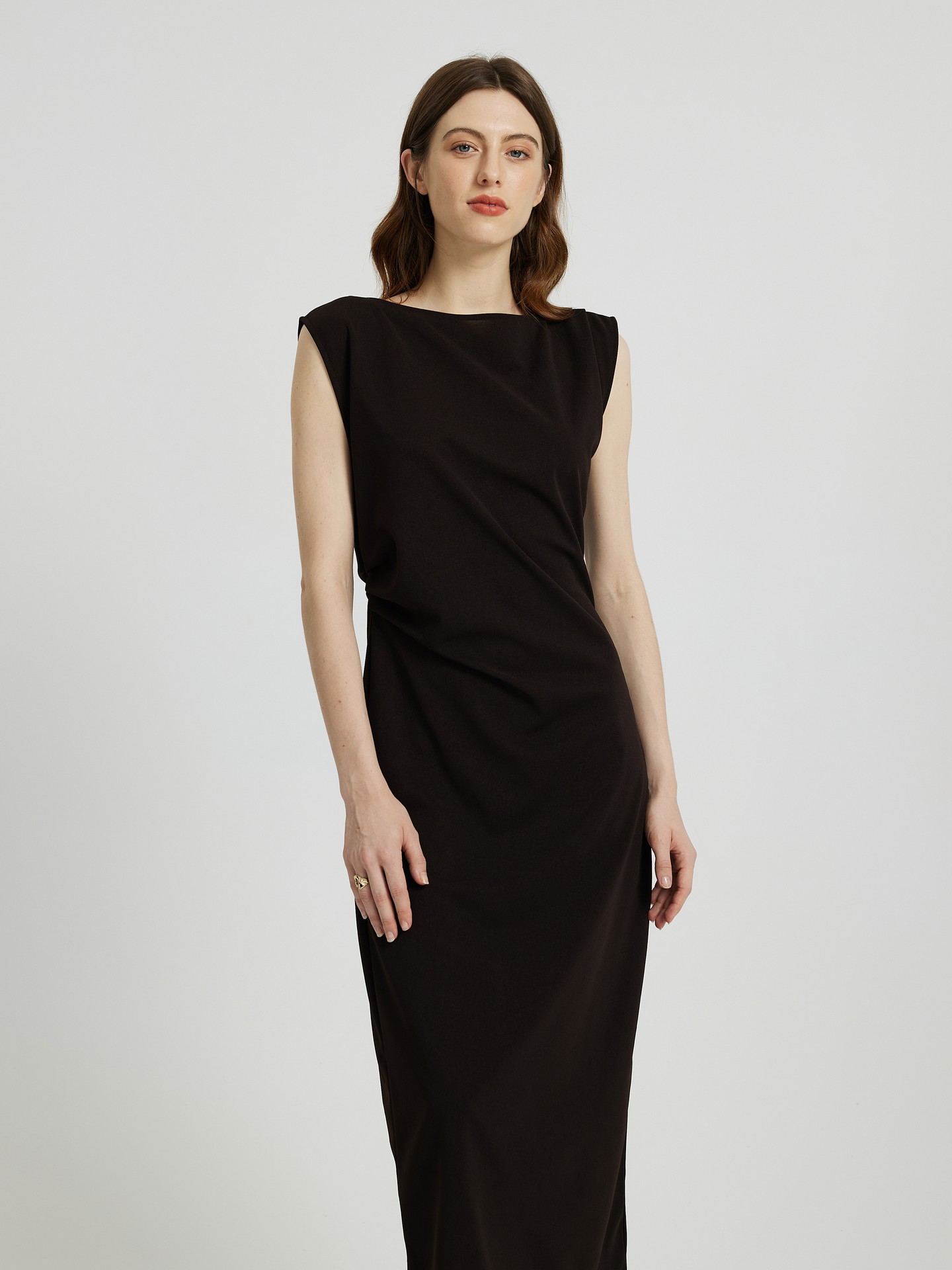Gathered Tank Dress
