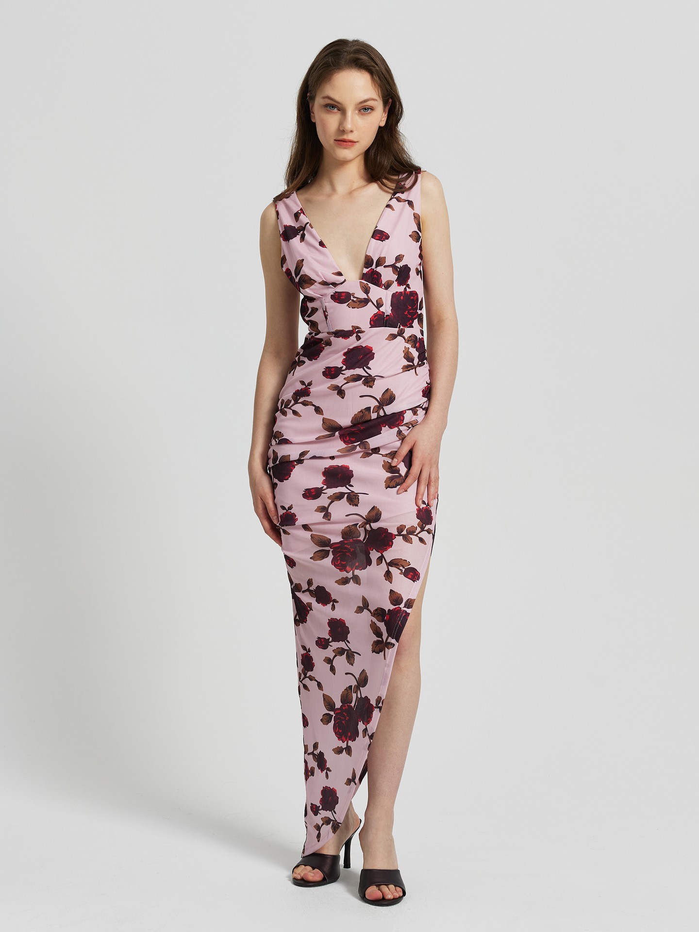 Gathered Bodycon Dress