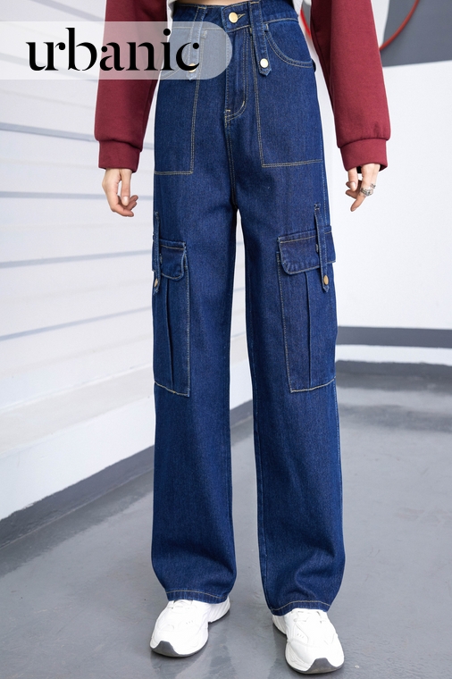 I Fashion and Lifestyle I Shop Online Pocket Wide Leg Jeans