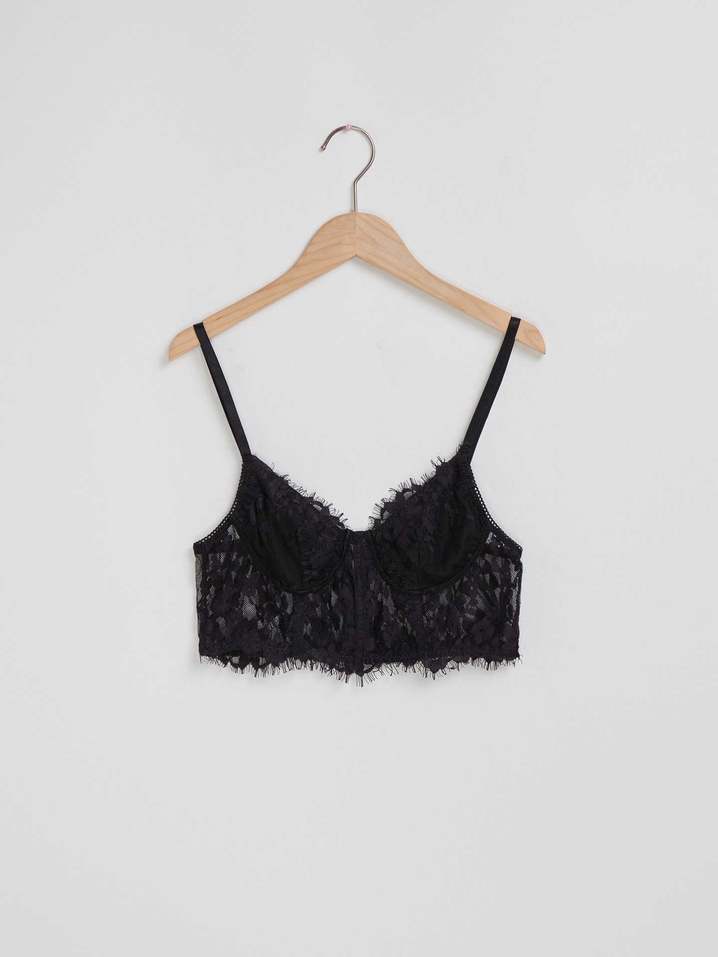 Sexy black lace bralette crop top with a sheer design instagram