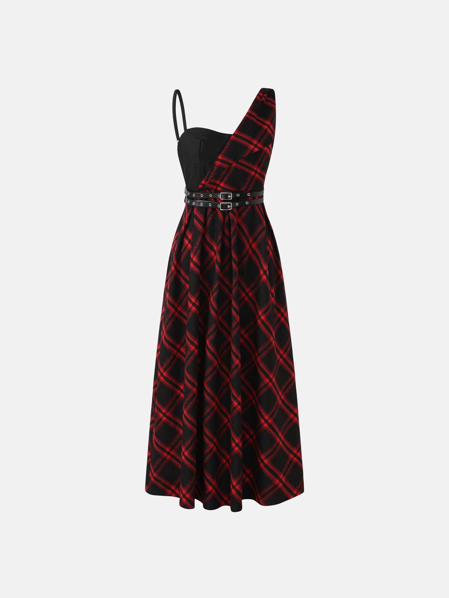 Patchwork Slip Dress