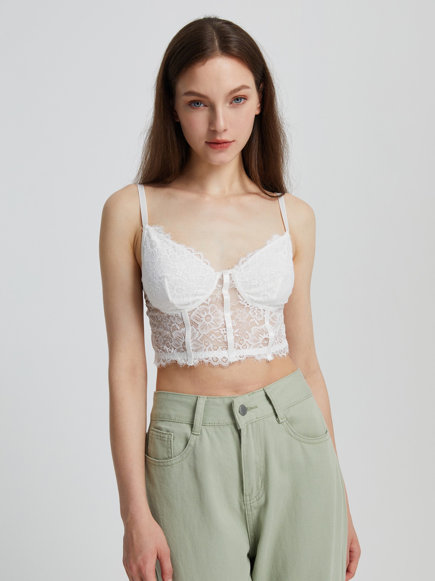 White Lace Crop Top Vintage Cropped Cami Top Sheer White Crop Top Large  Lacy Crop Top Vintage Crop Cami Top White Sheer Cropped Camisole L -   Canada