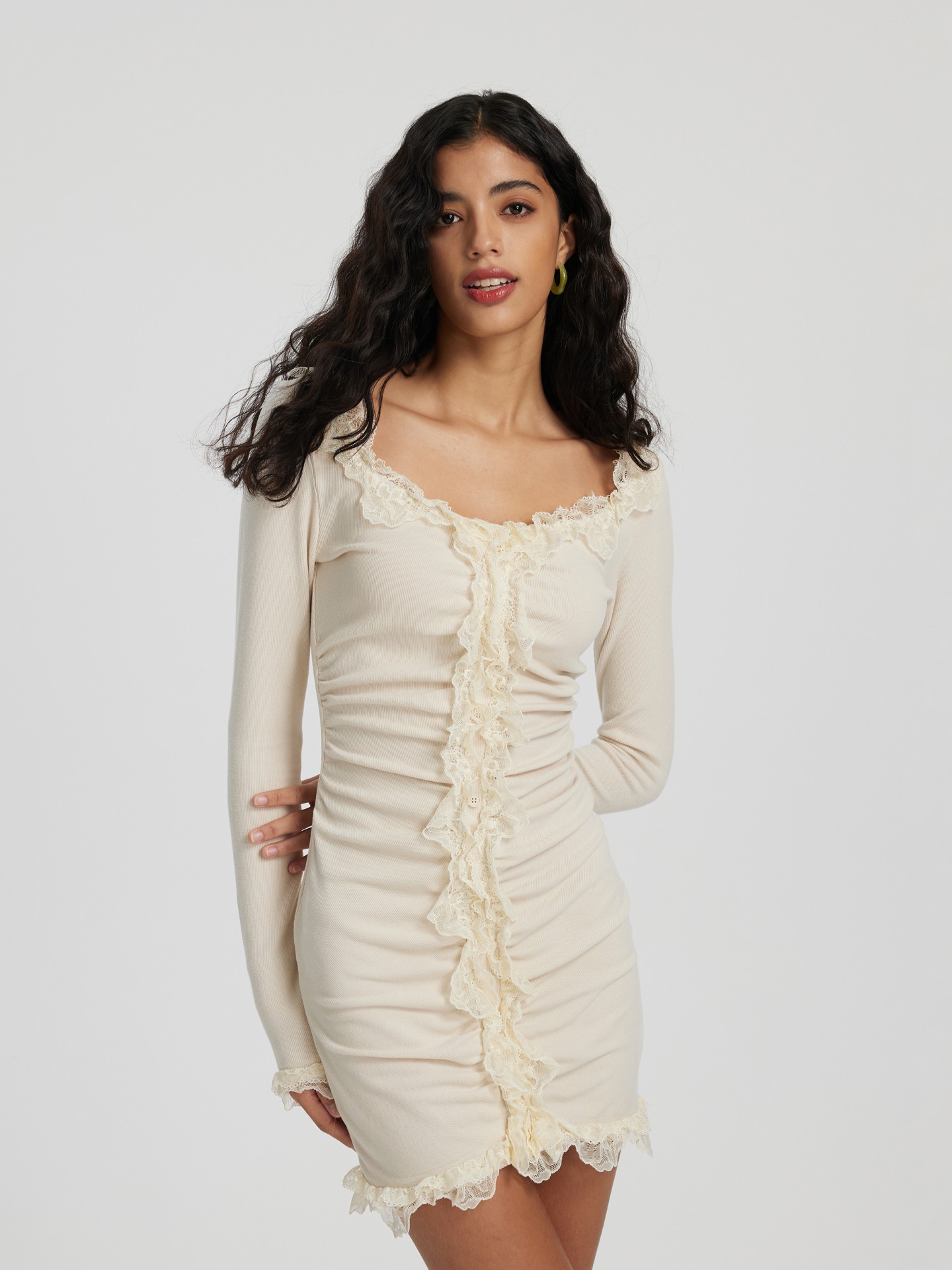 Ruffle Bodycon Dress