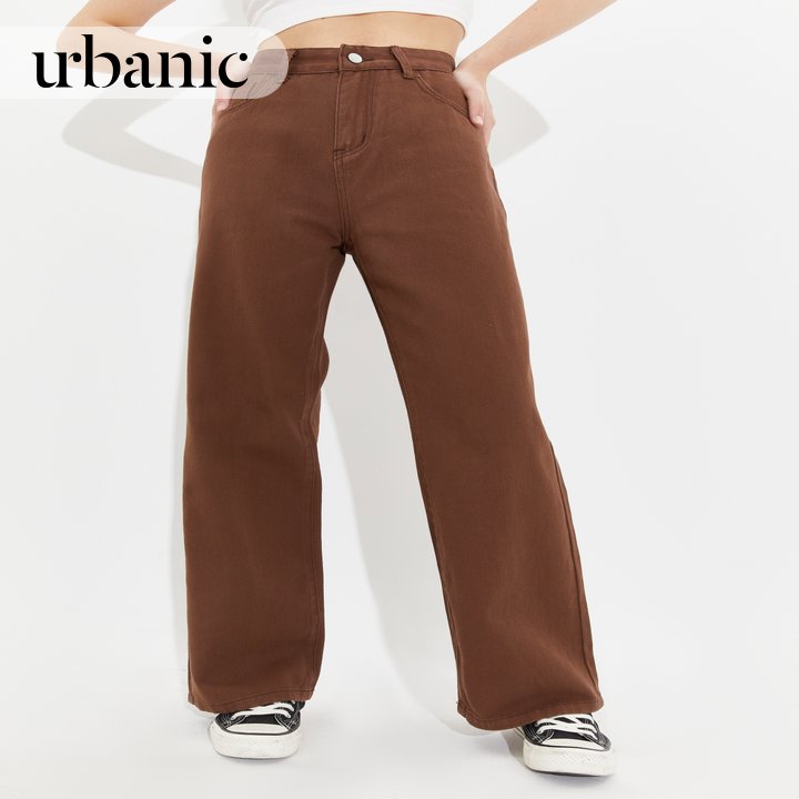 Simplicity Wide Leg Jeans丨Urbanic | Most Favourite