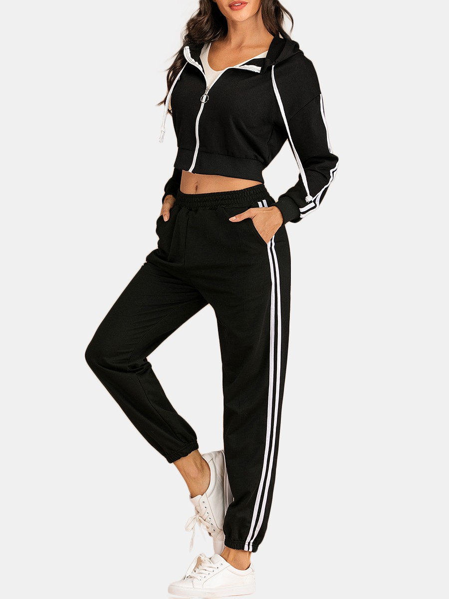 Zipper Pant Two-Piece Outfits pack of 2丨Urbanic | Most Favourite