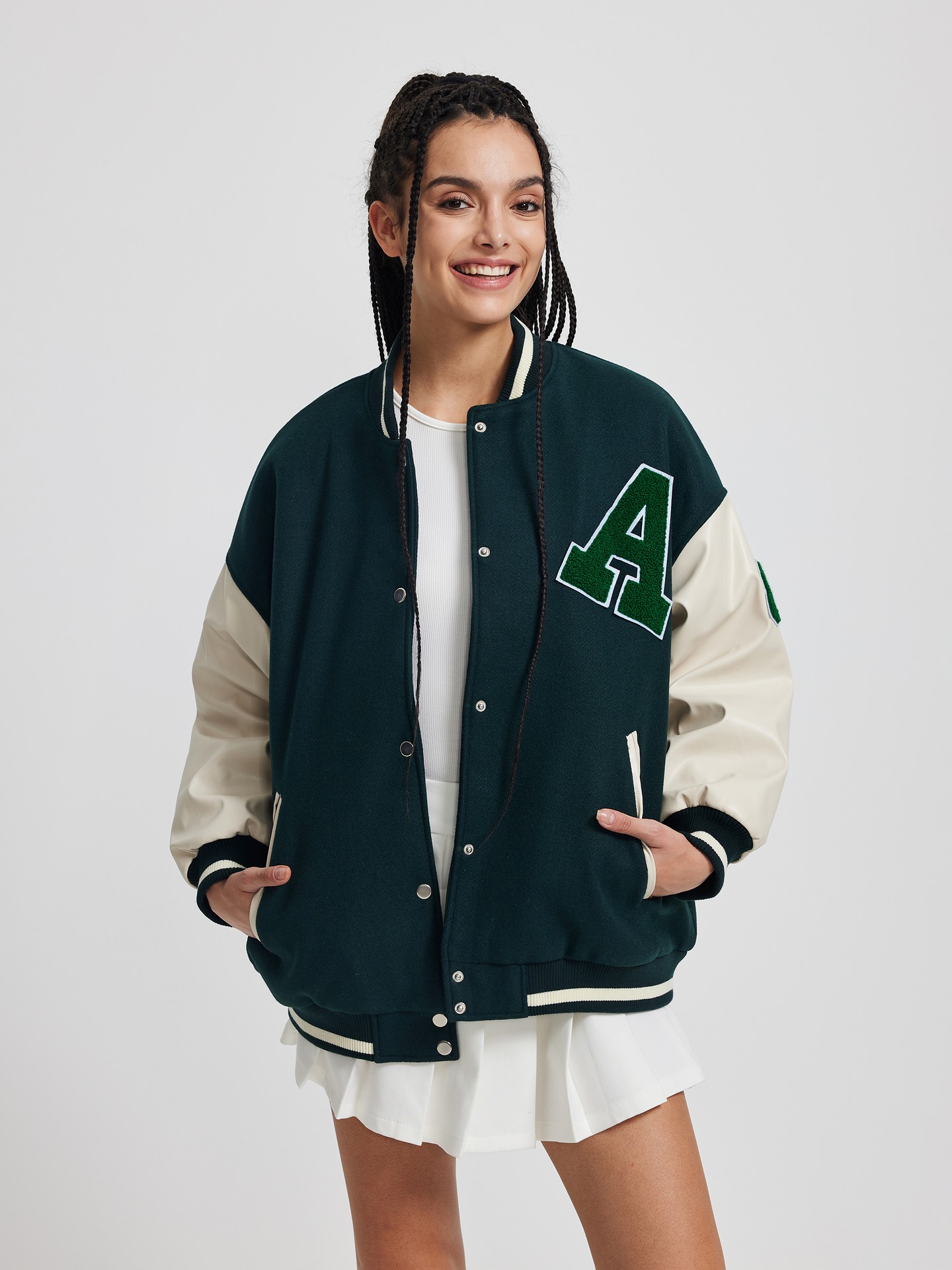 Patched Bomber Jacket丨Urbanic | Most Favourite