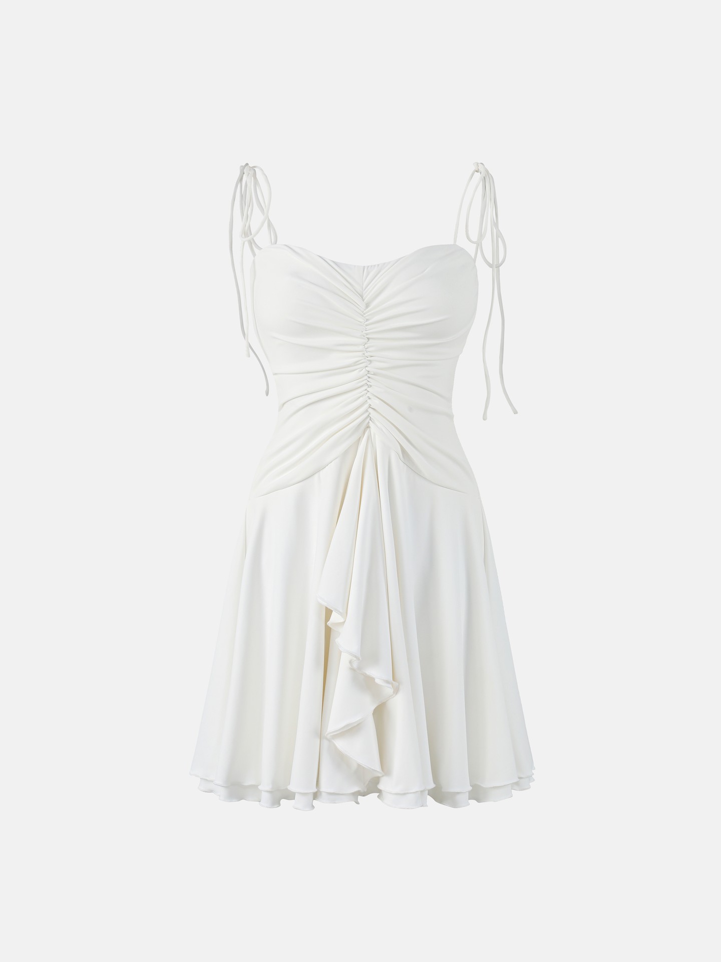 Gathered A-line Dress
