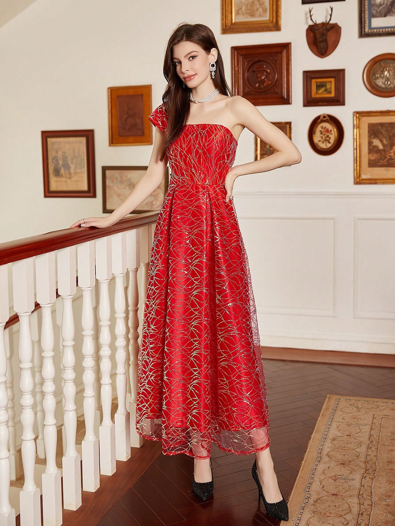 Sequinned Cocktail Dress