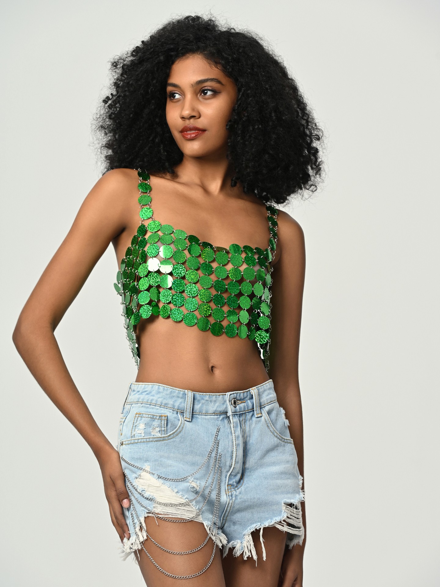 Disc hotsell sequin top