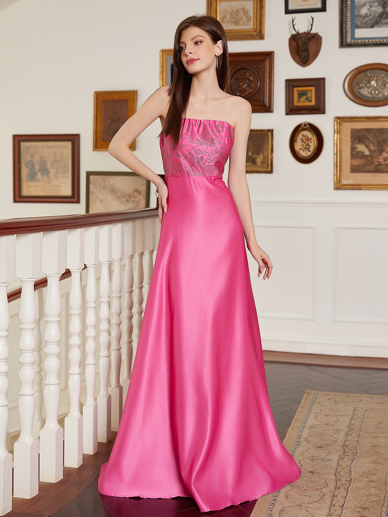 Rhinestone Tube Dress