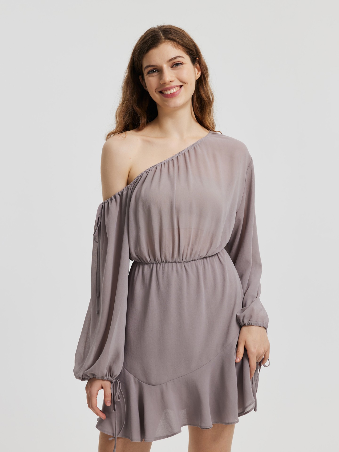 Sheer A-Line Dress