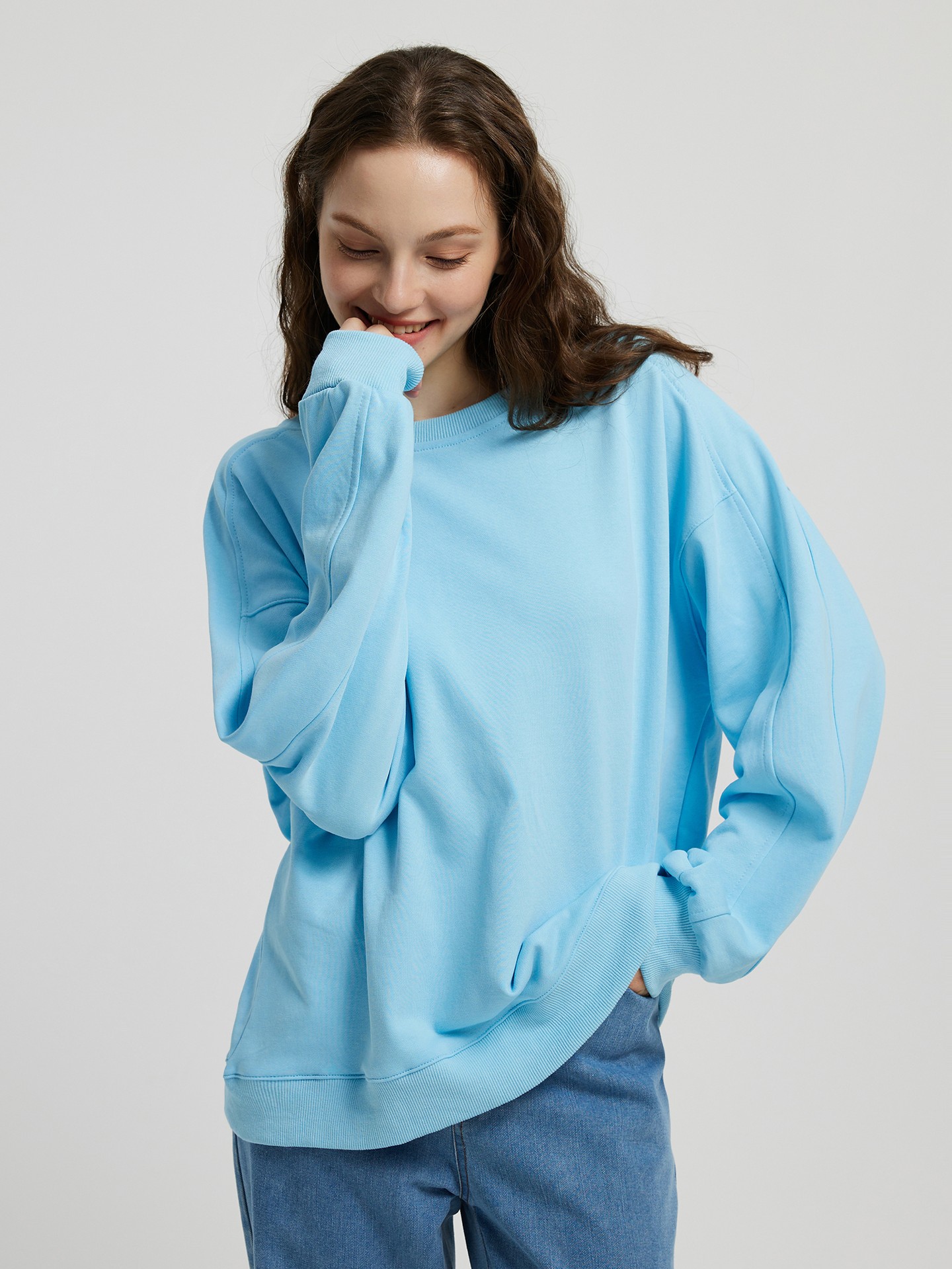 Oversized store cotton sweatshirt