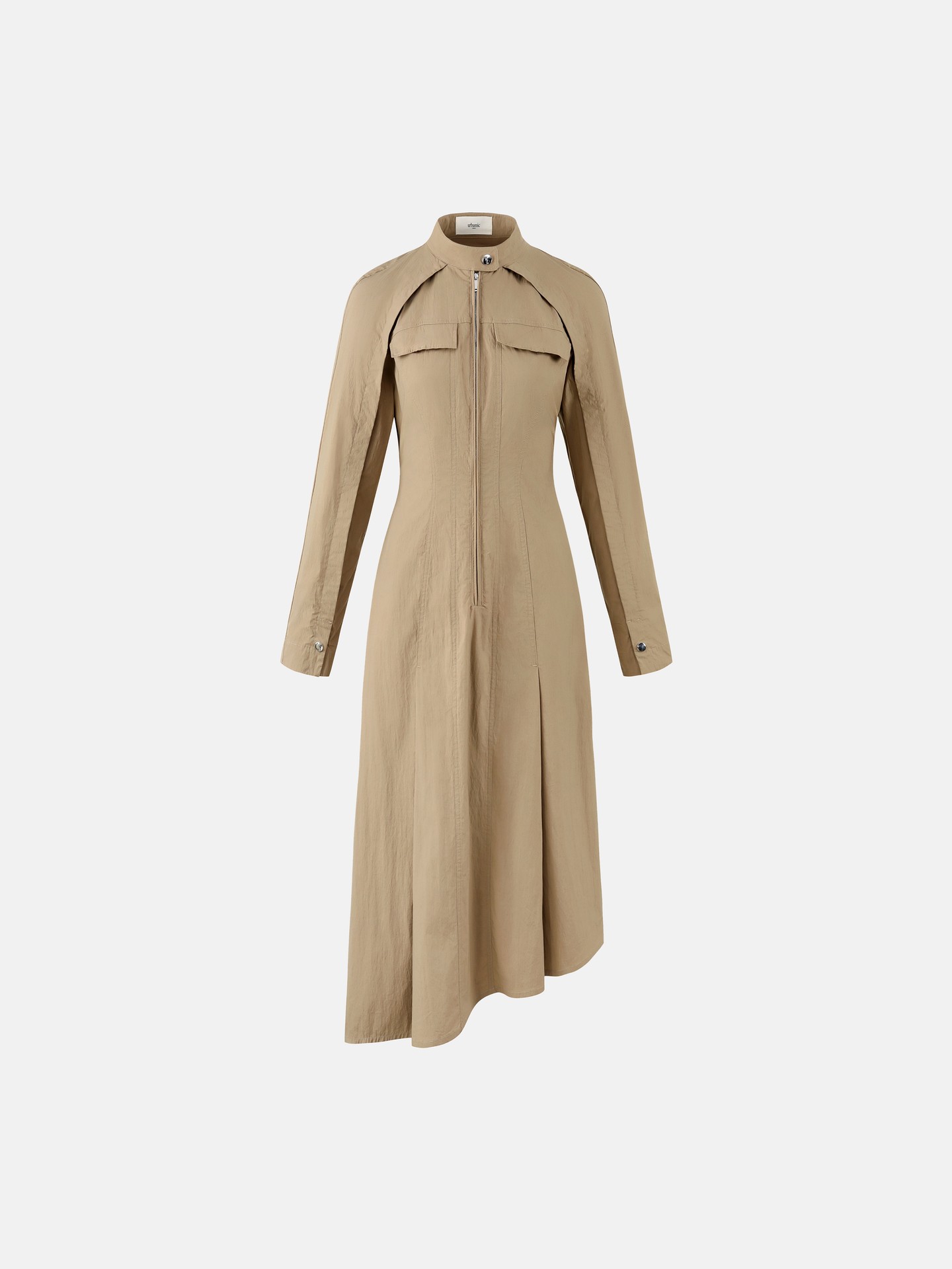 Asymmetric Shirt Dress