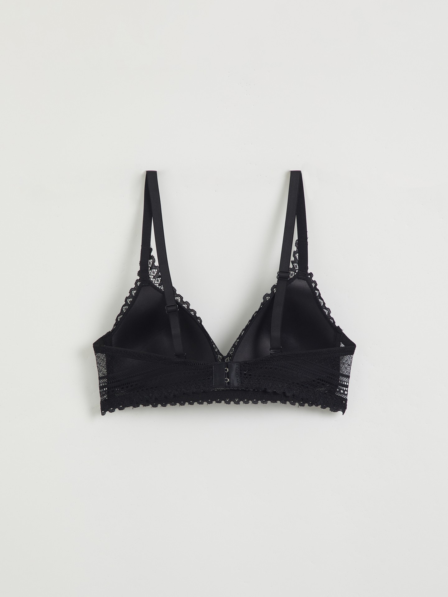 Padded Push Up Bra With Lace Trim