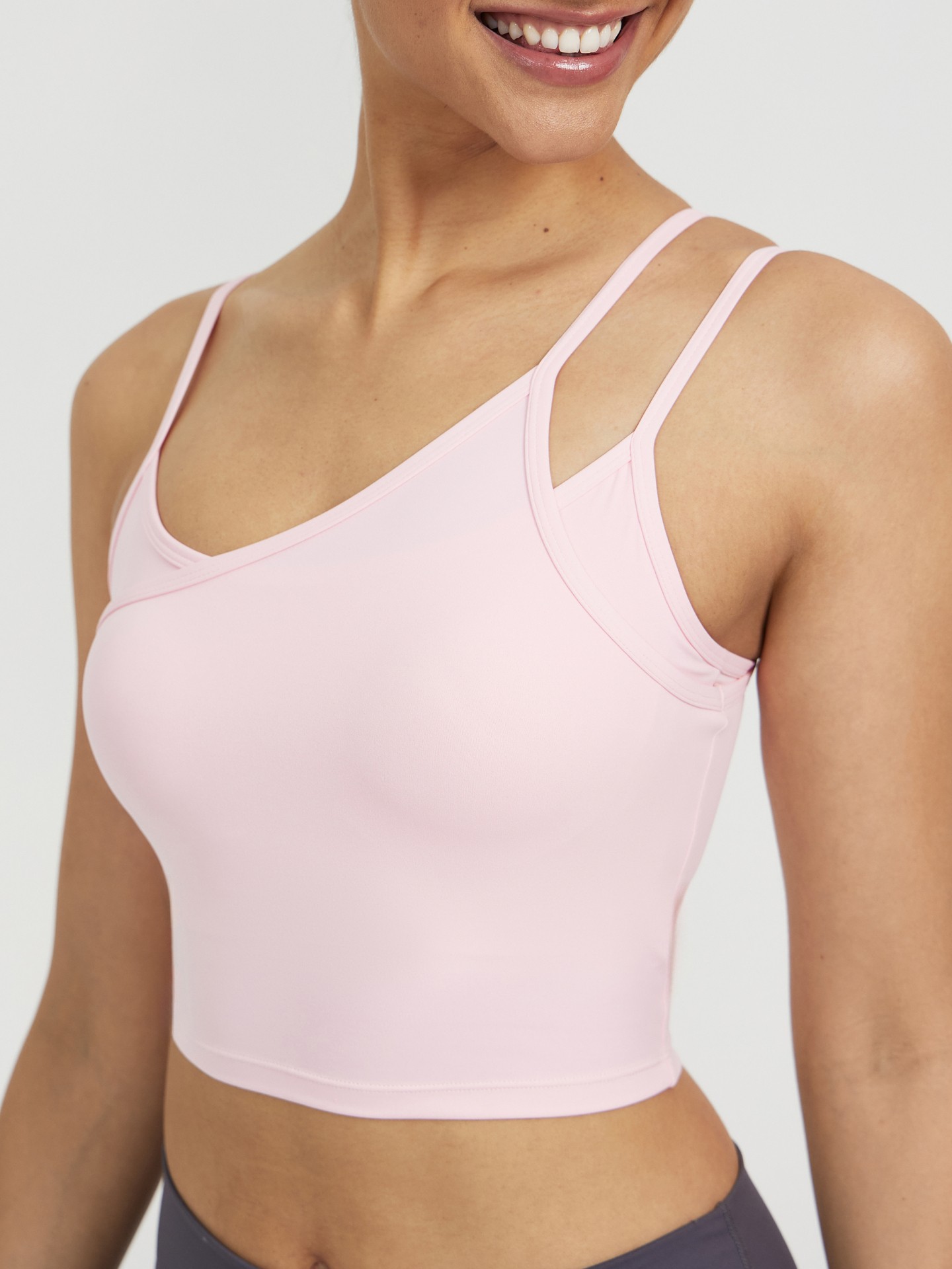 Fitted Sports Crop Top