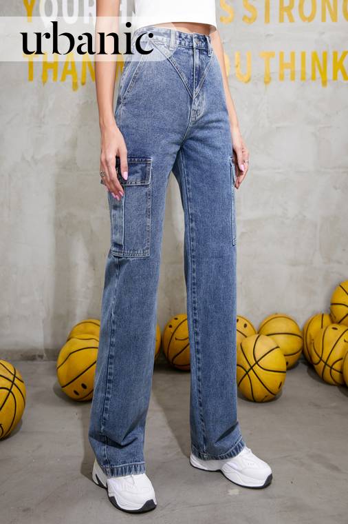 I Fashion and Lifestyle I Shop Online Pocket Wide Leg Jeans