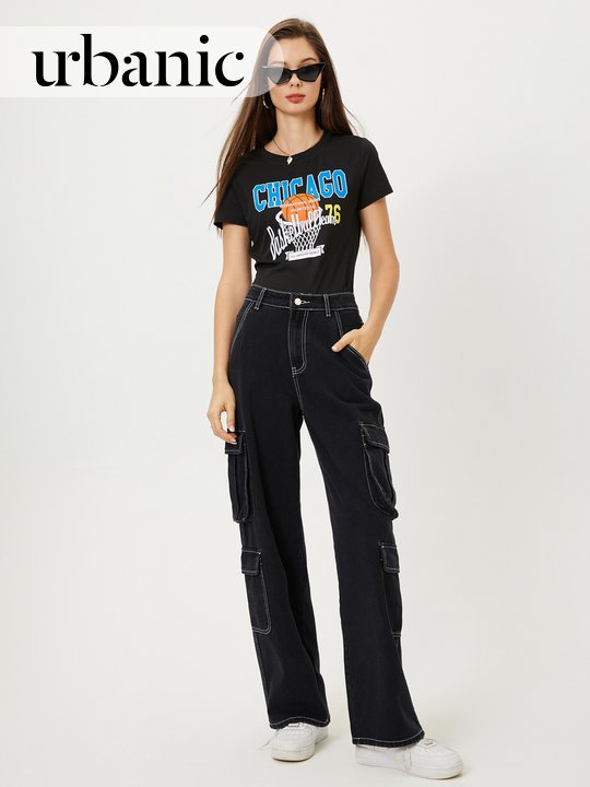 I Fashion and Lifestyle I Shop Online Pocket Wide Leg Jeans