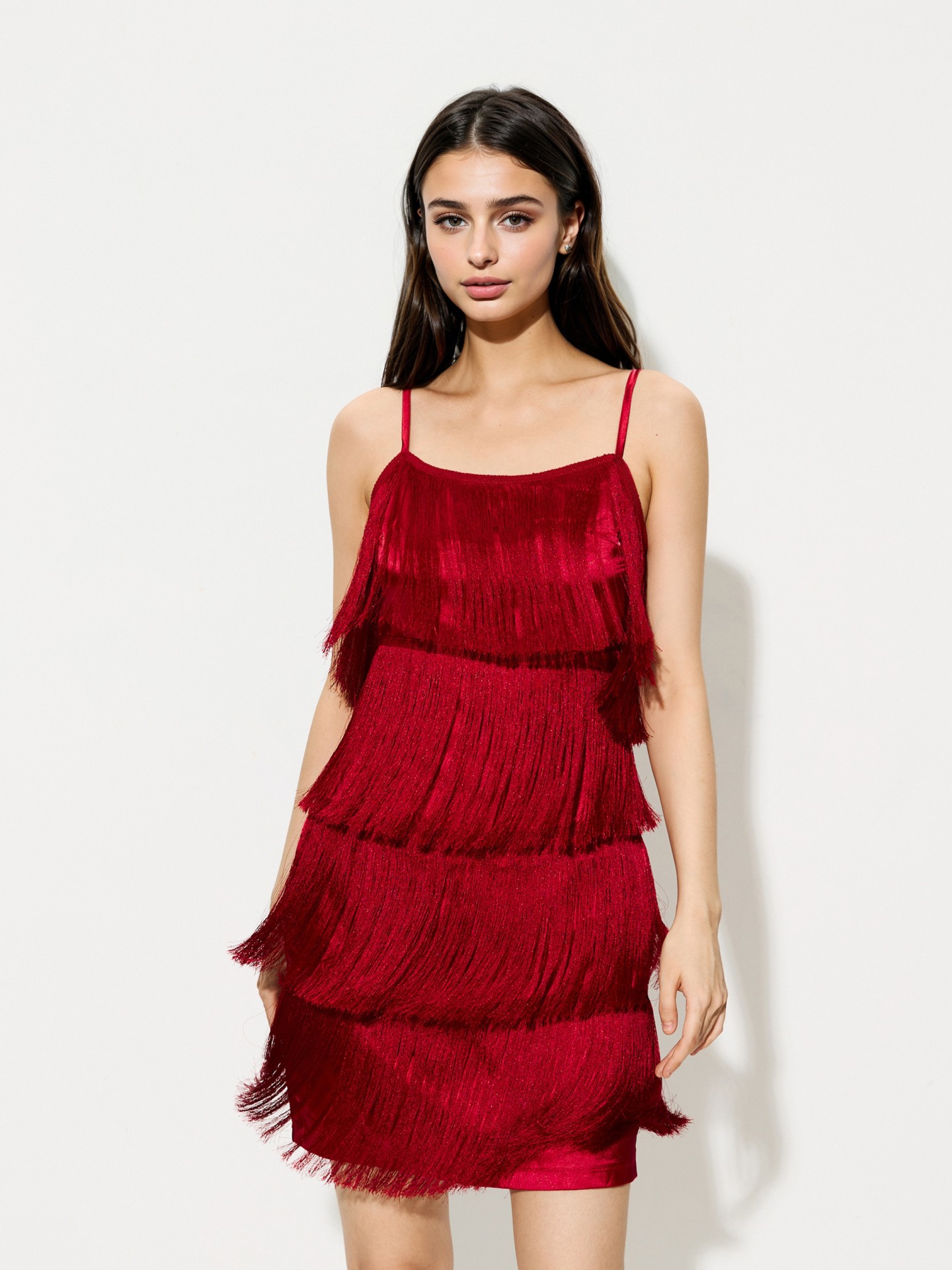 Fringed Bodycon Dress