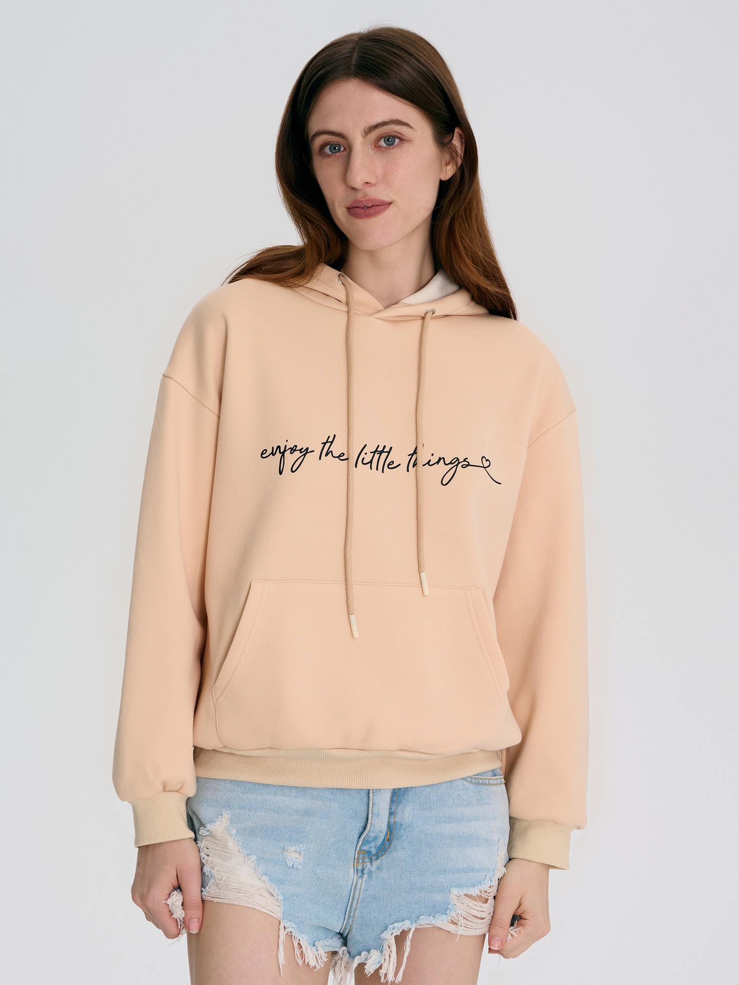 Hoodie With Slogan丨Urbanic | Most Favourite