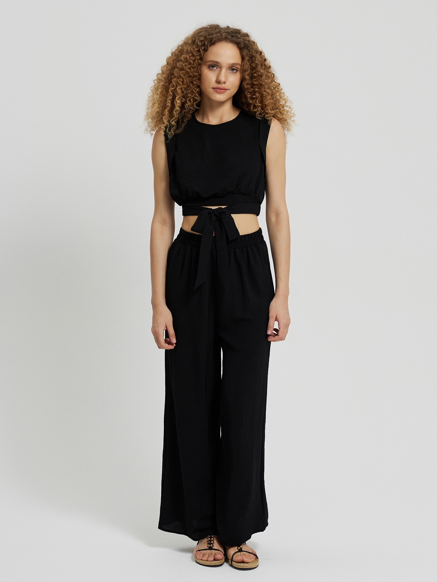 Knitted Top And Trousers Co-ord Set