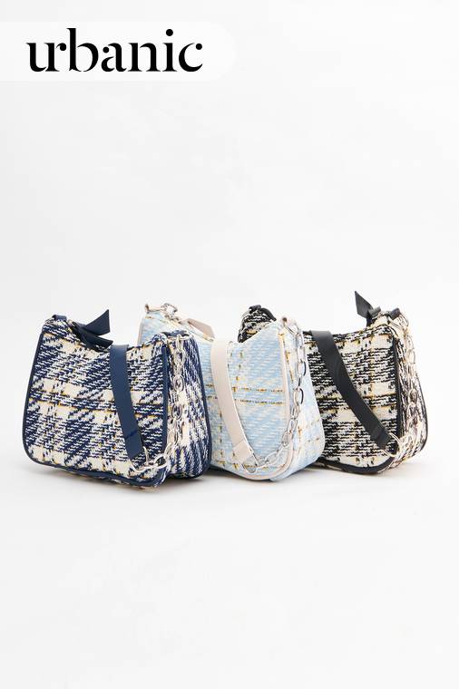 I Fashion and Lifestyle I Shop Online Plaid Hobo Bag