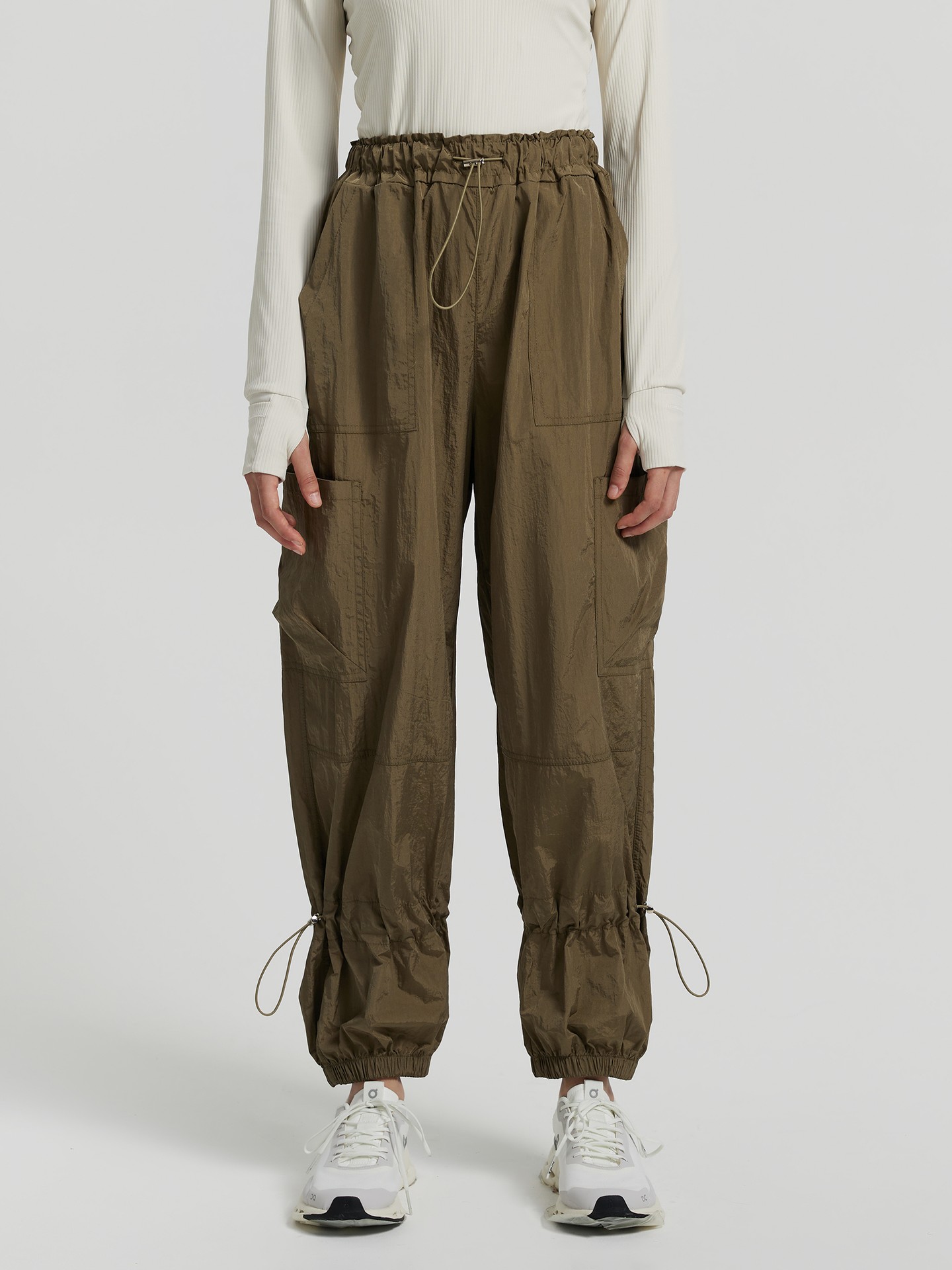 Pocket Straight Leg Pants