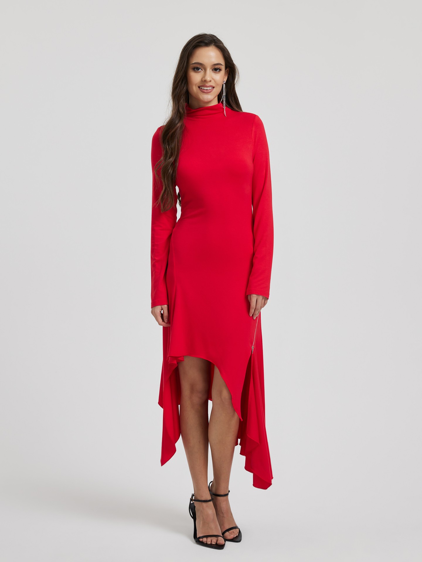 Asymmetric A-Line Dress