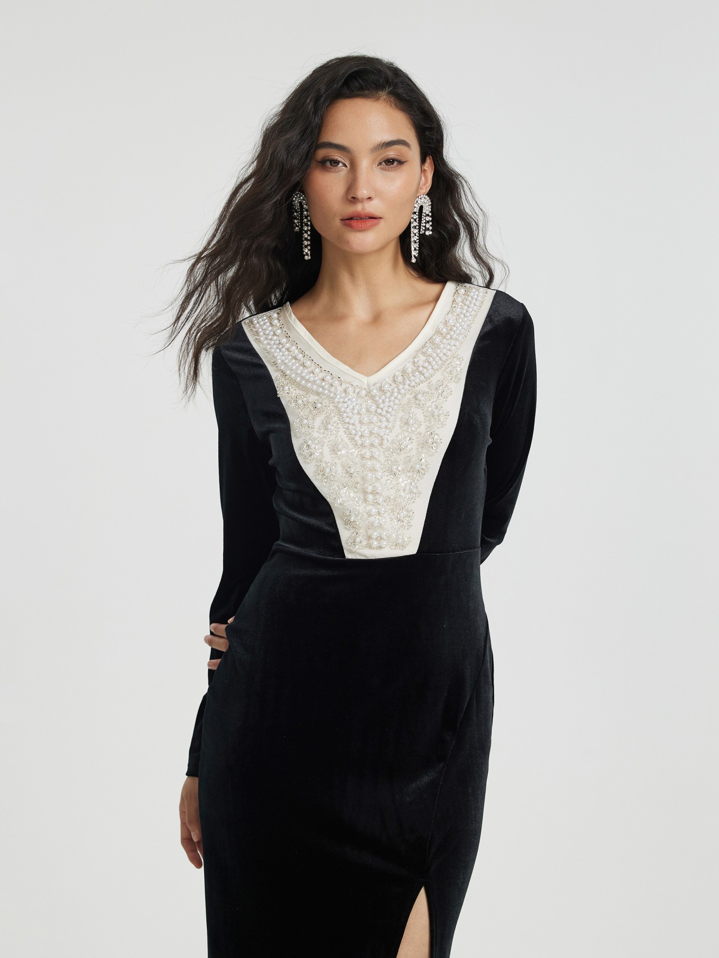 Rhinestone Bodycon Dress