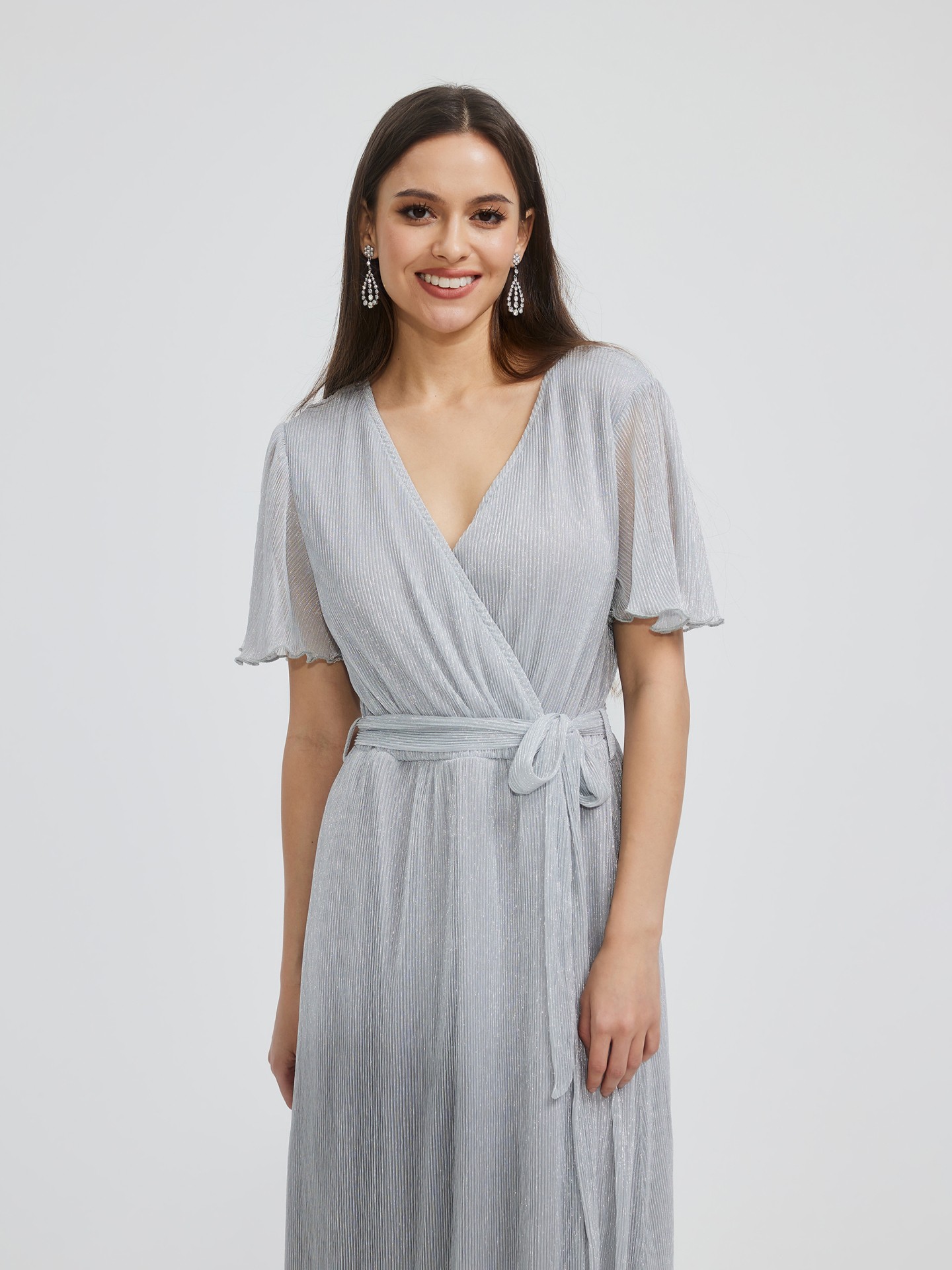 Belted A-Line Dress