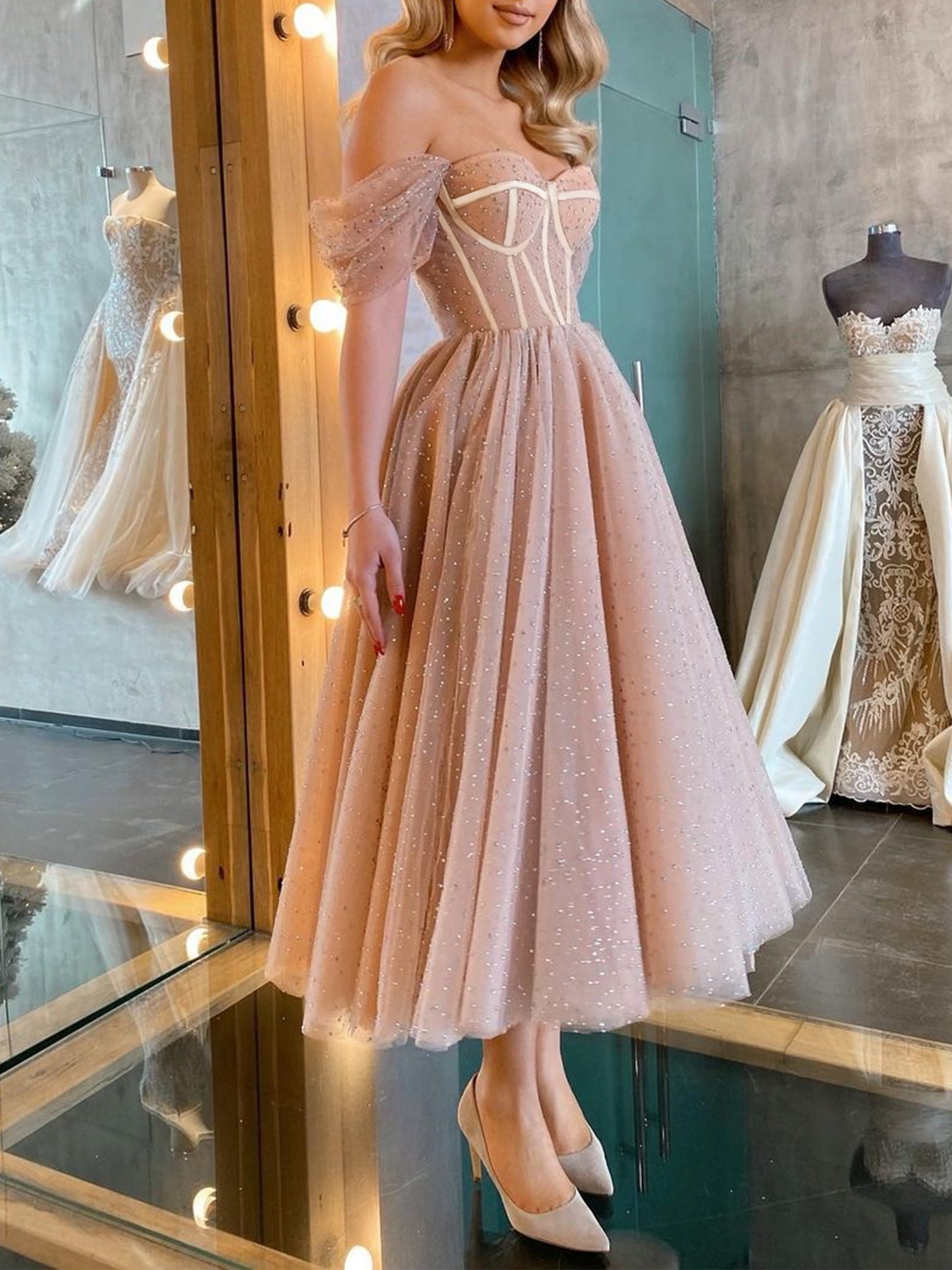 Rhinestone Cocktail Dress