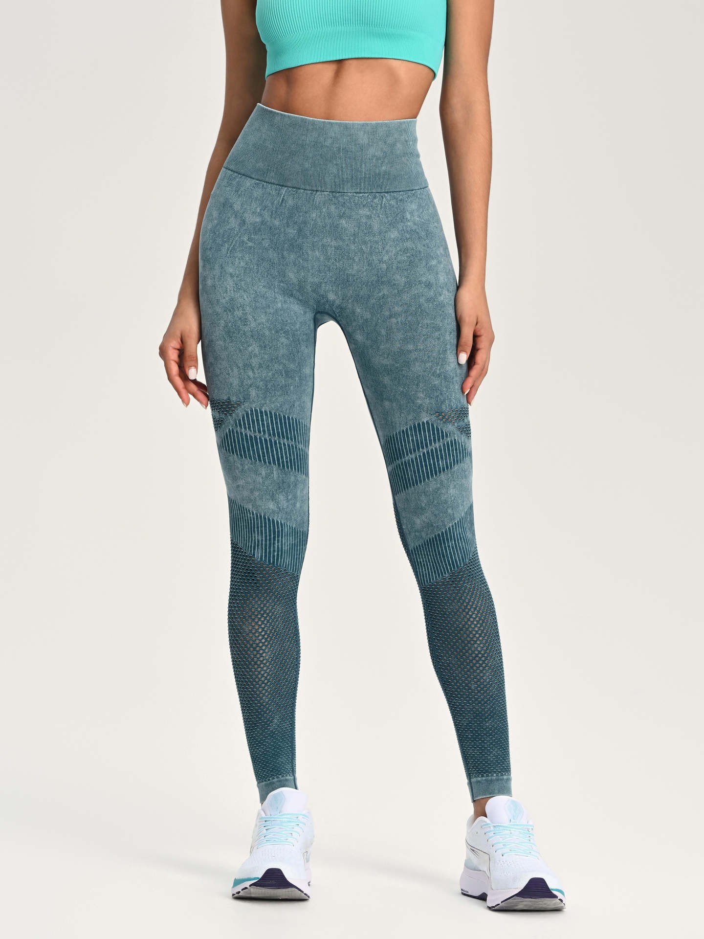 Patterned Sports Leggings丨Urbanic Most Favourite, 52% OFF