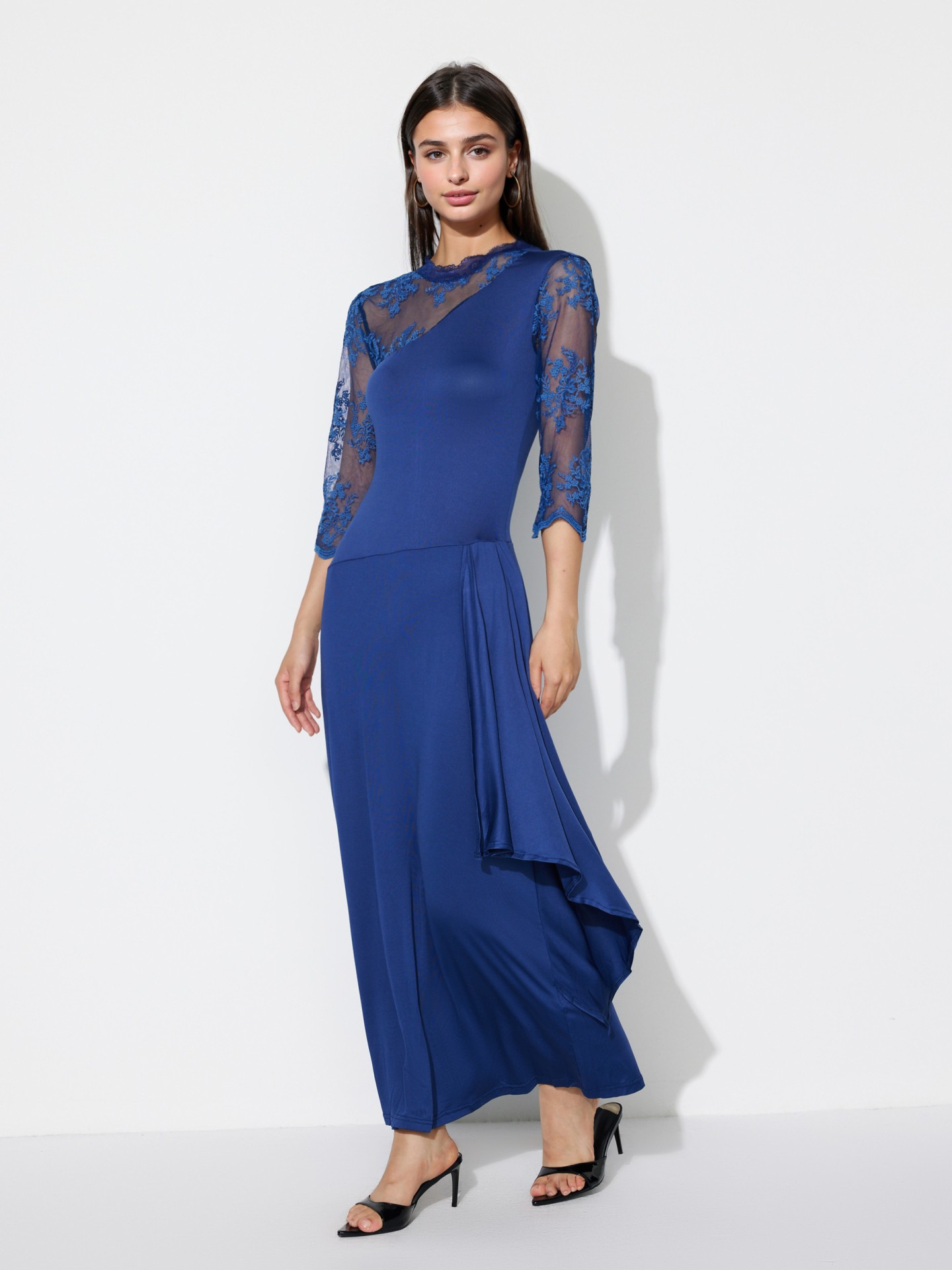 Patchwork A-Line Dress